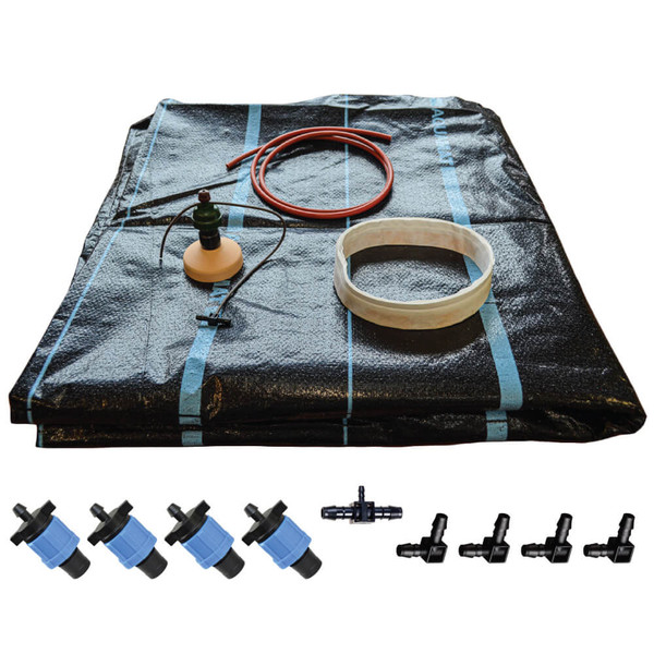 Complete 2' x 4' Aquamat w/ Blumat and BluSoak Capillary Mat System Kit 1